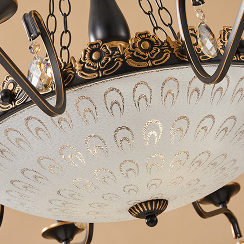 Metaalhangende hanglampen Traditionele hangende lampen voor woonkamer