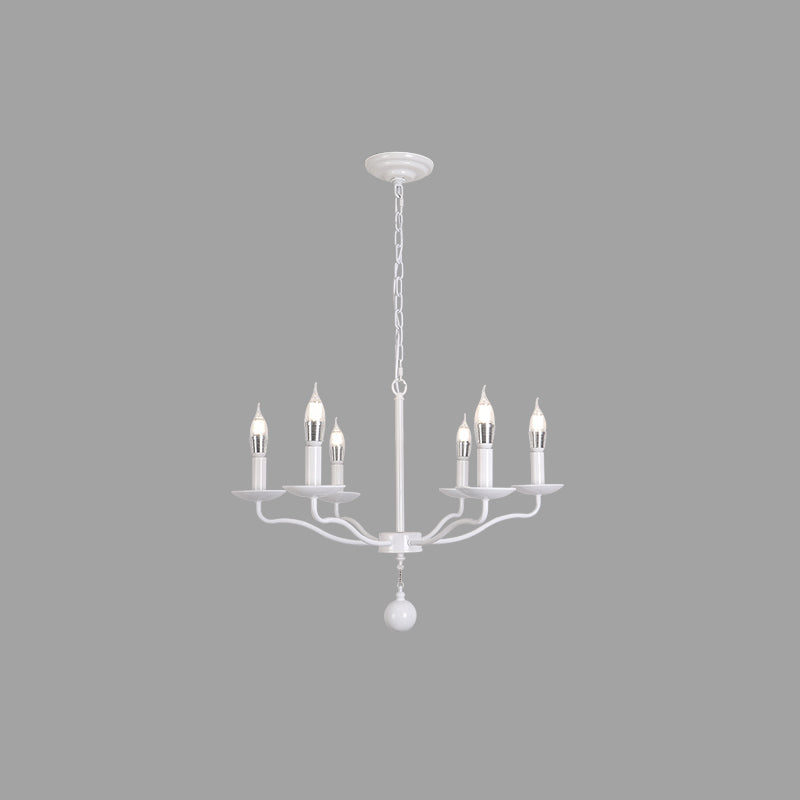 Traditional Metal Pendant Light Sputnik Cylinder Ceiling Light for Dining Room
