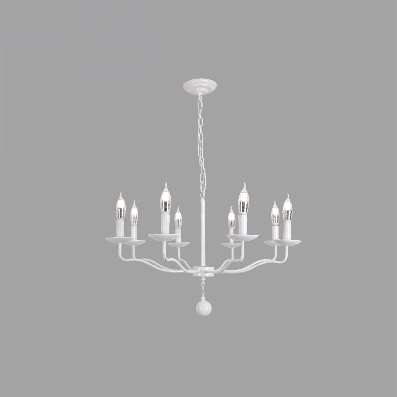 Traditional Metal Pendant Light Sputnik Cylinder Ceiling Light for Dining Room