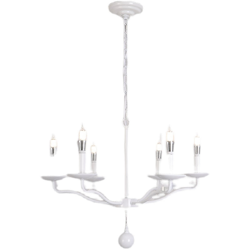 Traditional Metal Pendant Light Sputnik Cylinder Ceiling Light for Dining Room