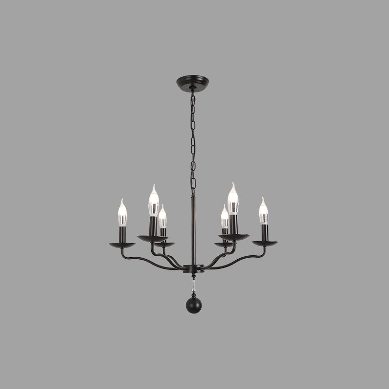 Traditional Metal Pendant Light Sputnik Cylinder Ceiling Light for Dining Room