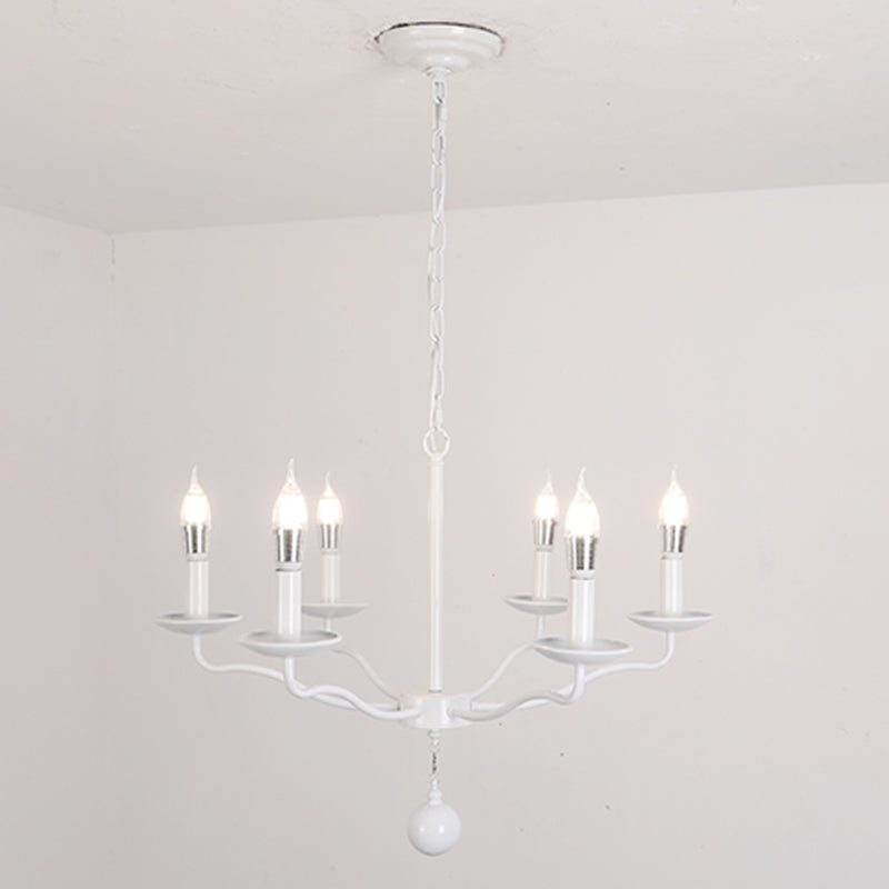 Traditional Metal Pendant Light Sputnik Cylinder Ceiling Light for Dining Room