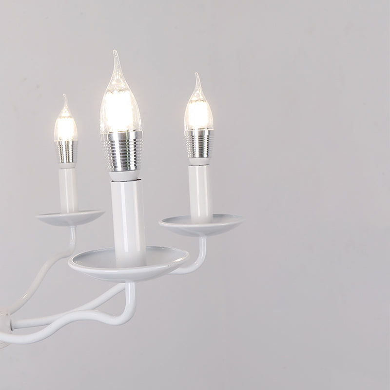 Traditional Metal Pendant Light Sputnik Cylinder Ceiling Light for Dining Room