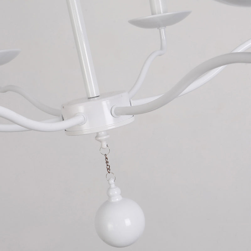 Traditional Metal Pendant Light Sputnik Cylinder Ceiling Light for Dining Room
