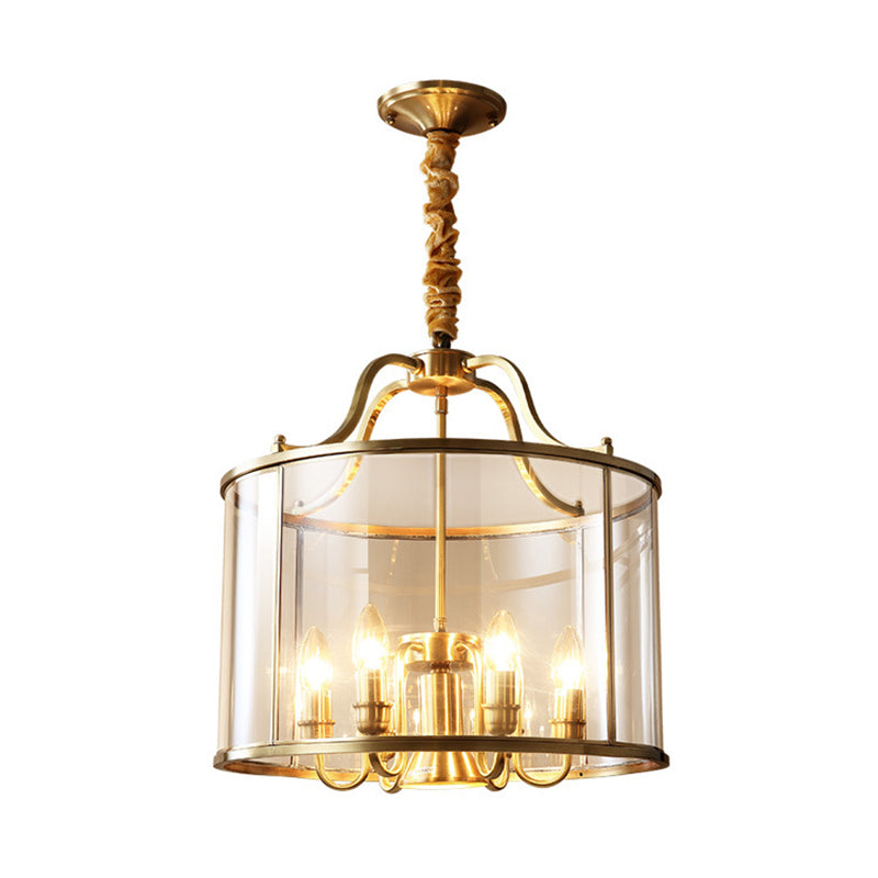 Plafond de plafond en métal en cuivre antique Lautres suspendues industrielles pour salle à manger