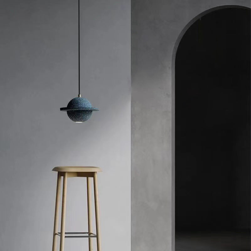 Spherical Down Lighting Pendant Modern Style Cement 1 Light Drop Pendant