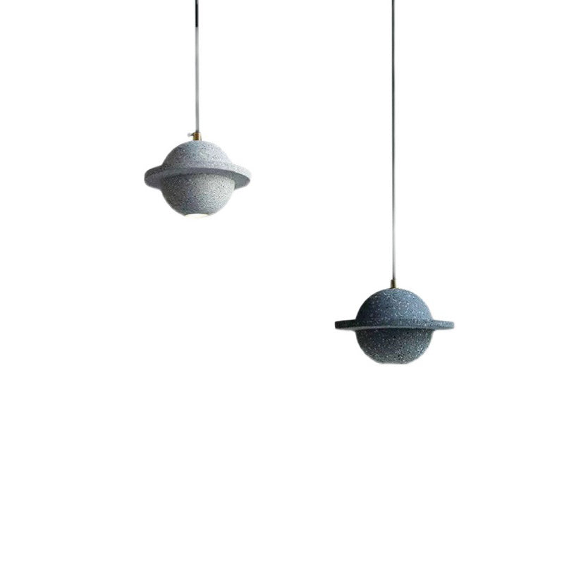 Spherical Down Lighting Pendant Modern Style Cement 1 Light Drop Pendant