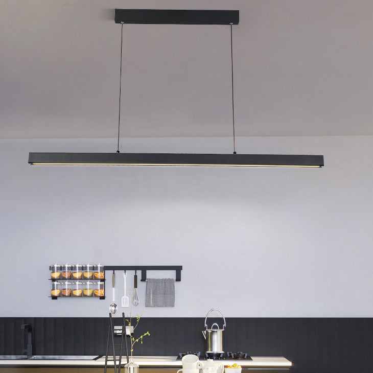 Simple Style LED Hanging Island Pendant Light for Dining Room Office Bar