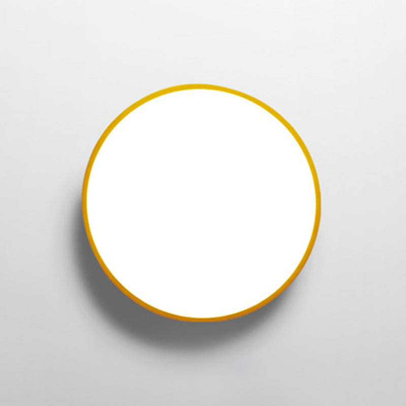 Moderne stijl rond inbouwmontage Plafondverlichting Metaal 1 Licht Led-inbouwlamp