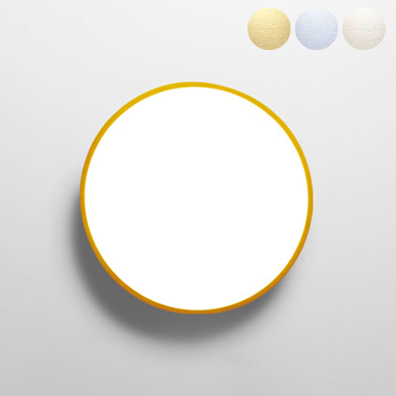 Moderne stijl rond inbouwmontage Plafondverlichting Metaal 1 Licht Led-inbouwlamp