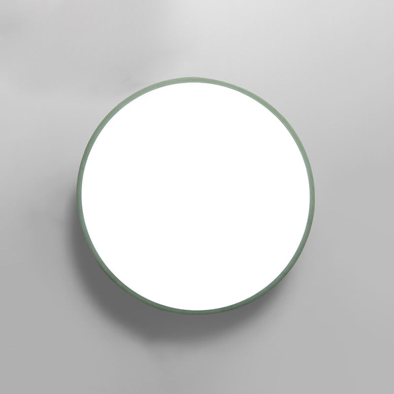 Moderne stijl rond inbouwmontage Plafondverlichting Metaal 1 Licht Led-inbouwlamp