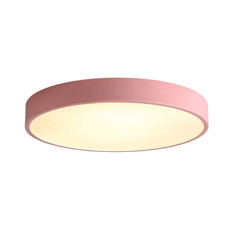 Moderne stijl rond inbouwmontage Plafondverlichting Metaal 1 Licht Led-inbouwlamp
