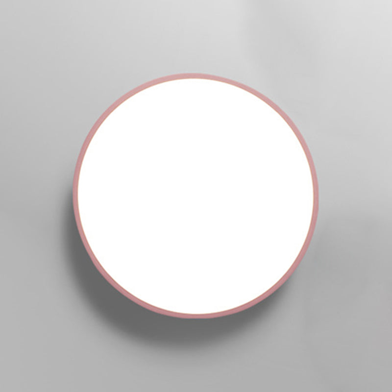 Moderne stijl rond inbouwmontage Plafondverlichting Metaal 1 Licht Led-inbouwlamp