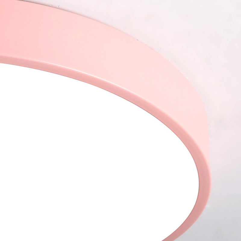 Moderne stijl rond inbouwmontage Plafondverlichting Metaal 1 Licht Led-inbouwlamp