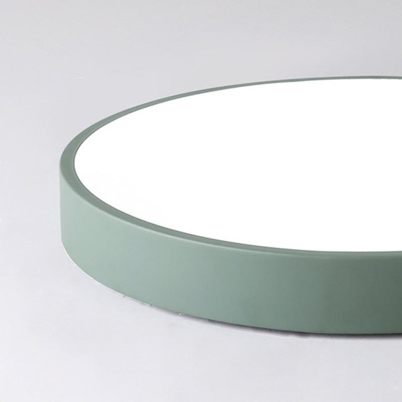 Moderne stijl rond inbouwmontage Plafondverlichting Metaal 1 Licht Led-inbouwlamp