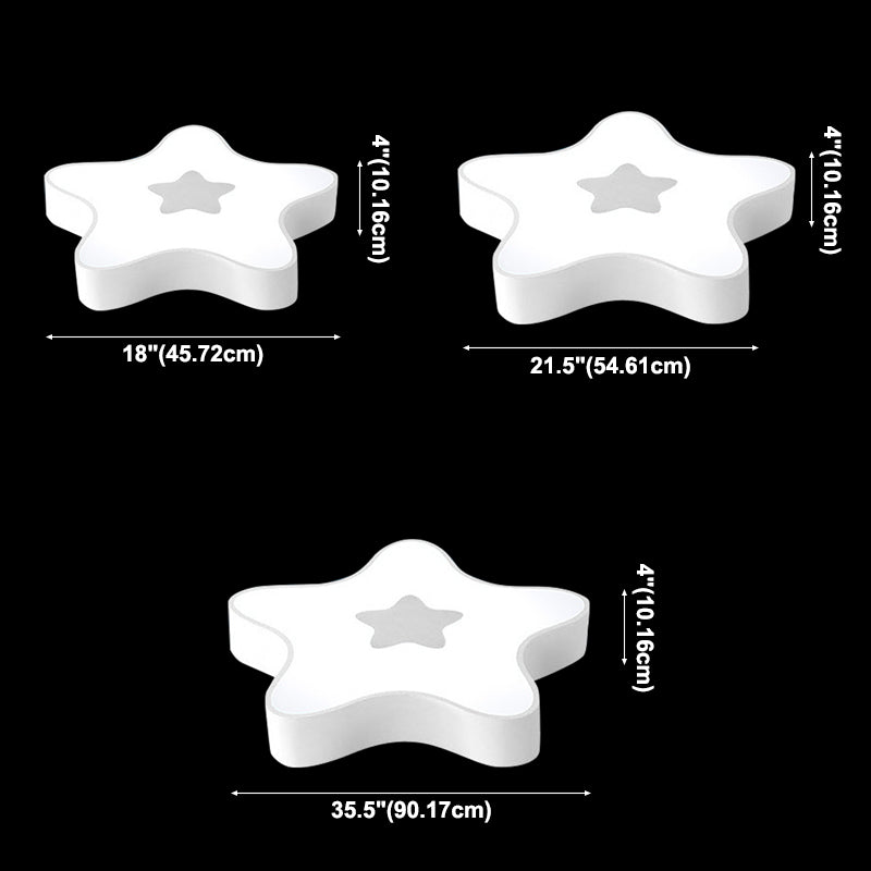 Les plafonniers encastrés cinq étoiles modernes en métal 1 ont mené la lumière affleurante