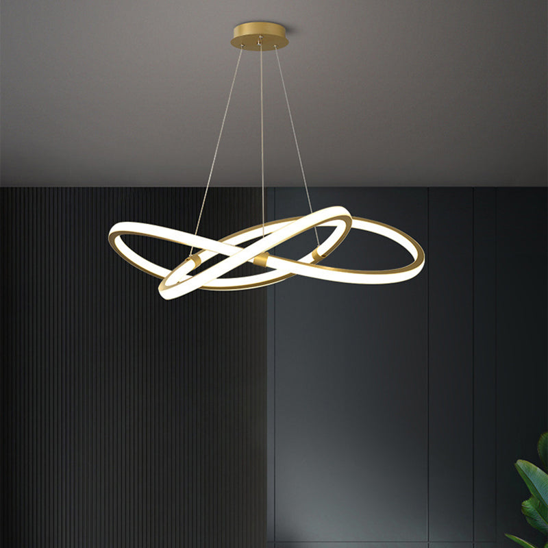 Luz simple característica de lujo de estilo simple lámpara led lámpara de lámpara para comedor para comedor