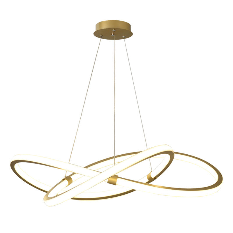 Luz simple característica de lujo de estilo simple lámpara led lámpara de lámpara para comedor para comedor