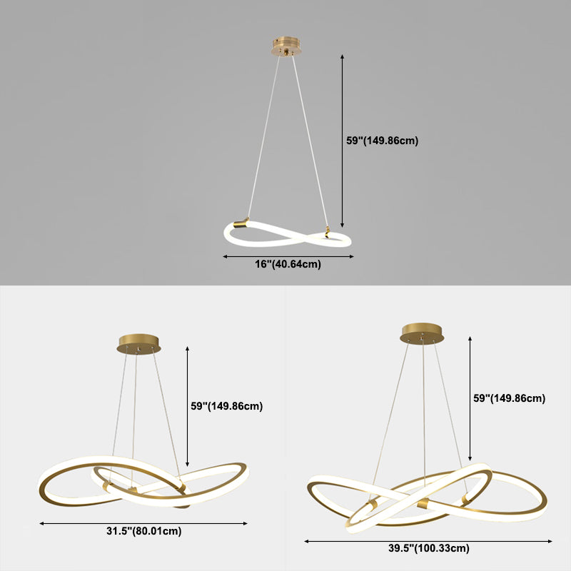 Luz simple característica de lujo de estilo simple lámpara led lámpara de lámpara para comedor para comedor
