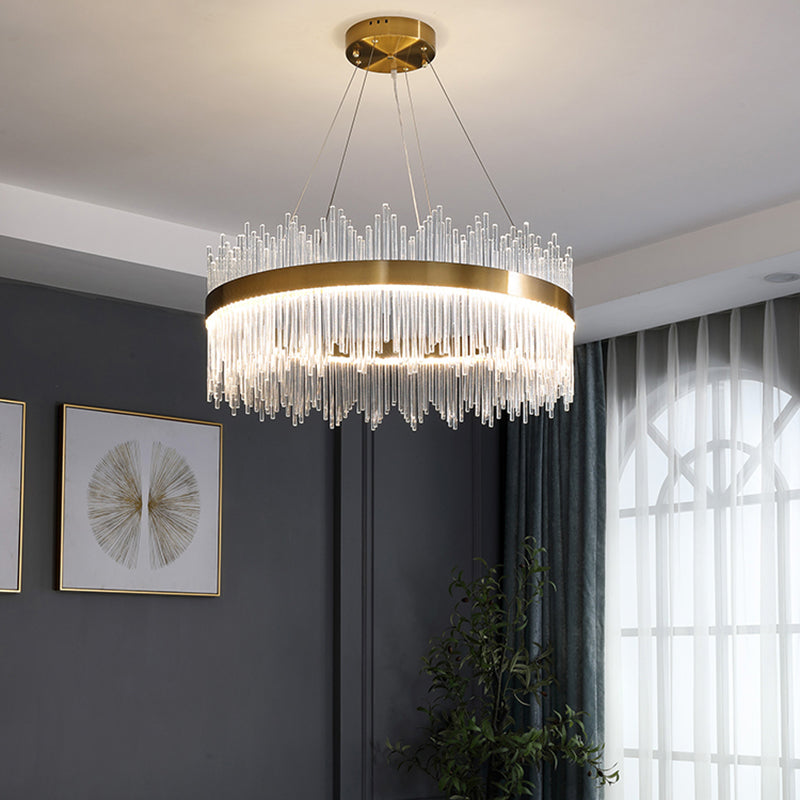 Luz de lujo moderno moderno simple led encogedor led lámpara luz para sala de estar dormitorio de comedor