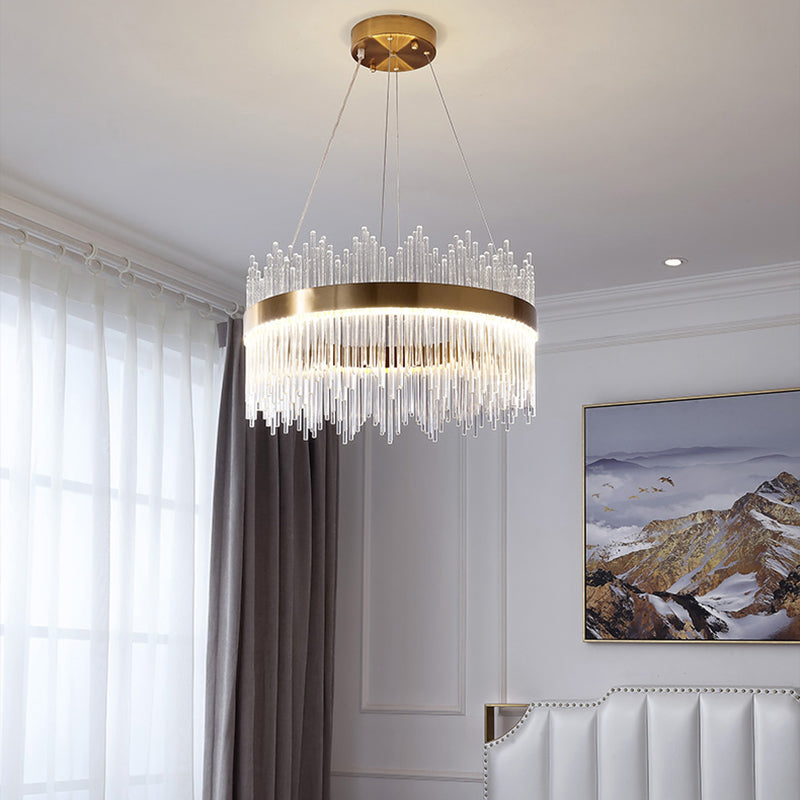 Luz de lujo moderno moderno simple led encogedor led lámpara luz para sala de estar dormitorio de comedor