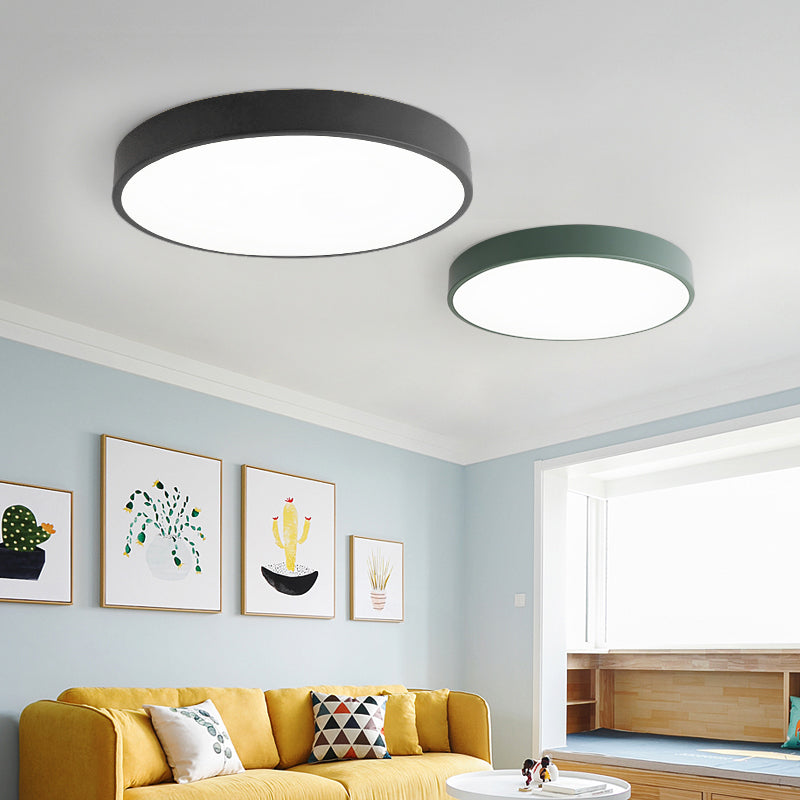 Metalen ronde led-inbouwlamp Moderne stijl 1 hoofdverzonken plafondlamp