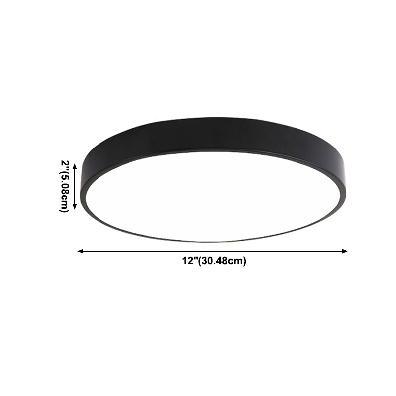 Metalen ronde led-inbouwlamp Moderne stijl 1 hoofdverzonken plafondlamp