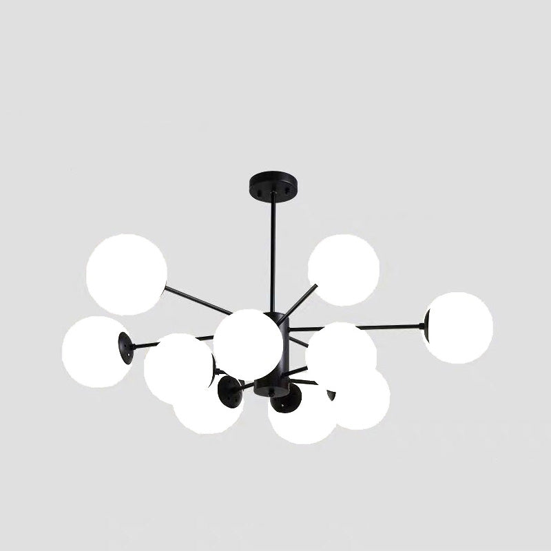 Luz de lámpara LED de metal de estilo múltiple de múltiples anillos de un solo nivel