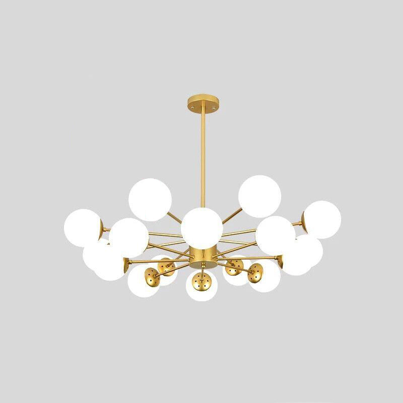 Luz de lámpara LED de metal de estilo múltiple de múltiples anillos de un solo nivel