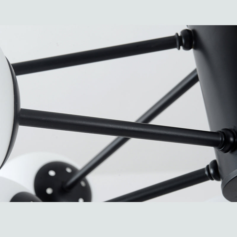 Luz de lámpara LED de metal de estilo múltiple de múltiples anillos de un solo nivel