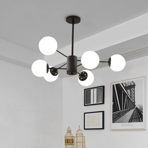 Luz de lámpara LED de metal de estilo múltiple de múltiples anillos de un solo nivel