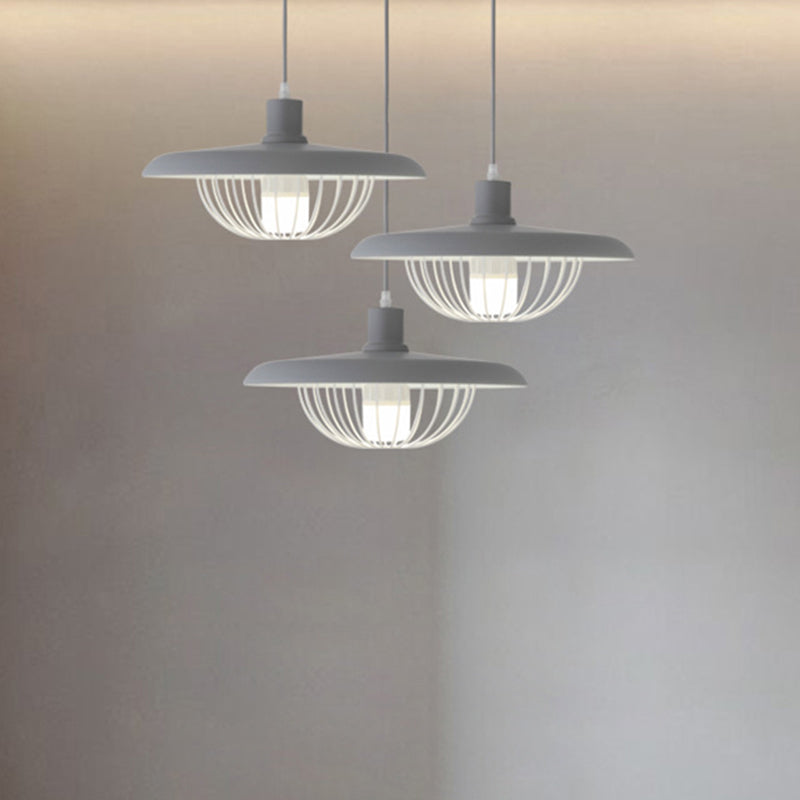 Moderner einfacher Stil 1 hellweiß/schwarz/gold/grau LED -Anhänger Beleuchtung für das Restaurant