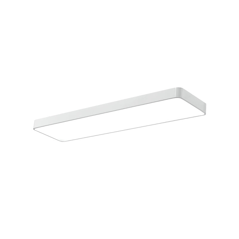 Moderne LED-strip flush mount plafond licht zwart & witte lamp voor kantoor