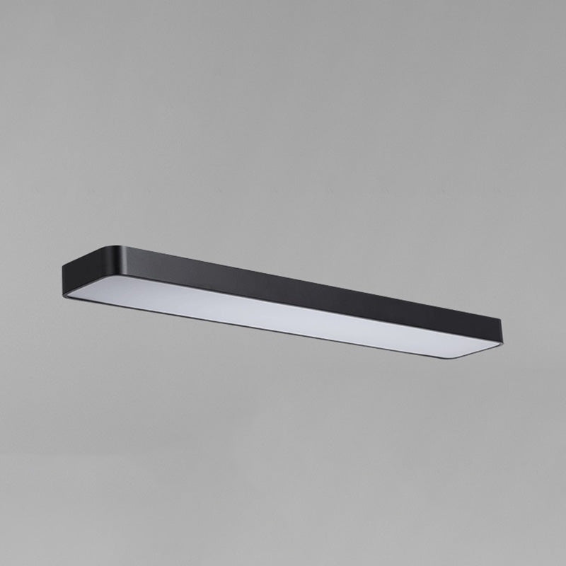 Moderne LED-strip flush mount plafond licht zwart & witte lamp voor kantoor