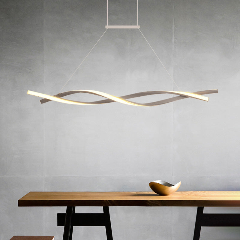 Estilo moderno colgante colgante colgante acrílico lámparas de luz para sala de estar dormitorio