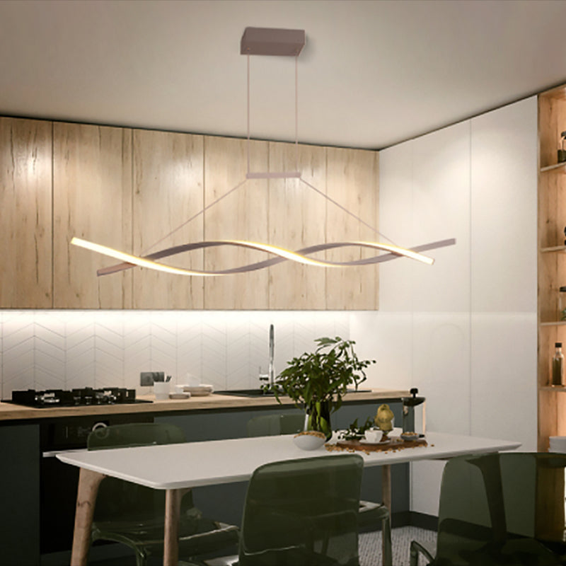 Estilo moderno colgante colgante colgante acrílico lámparas de luz para sala de estar dormitorio