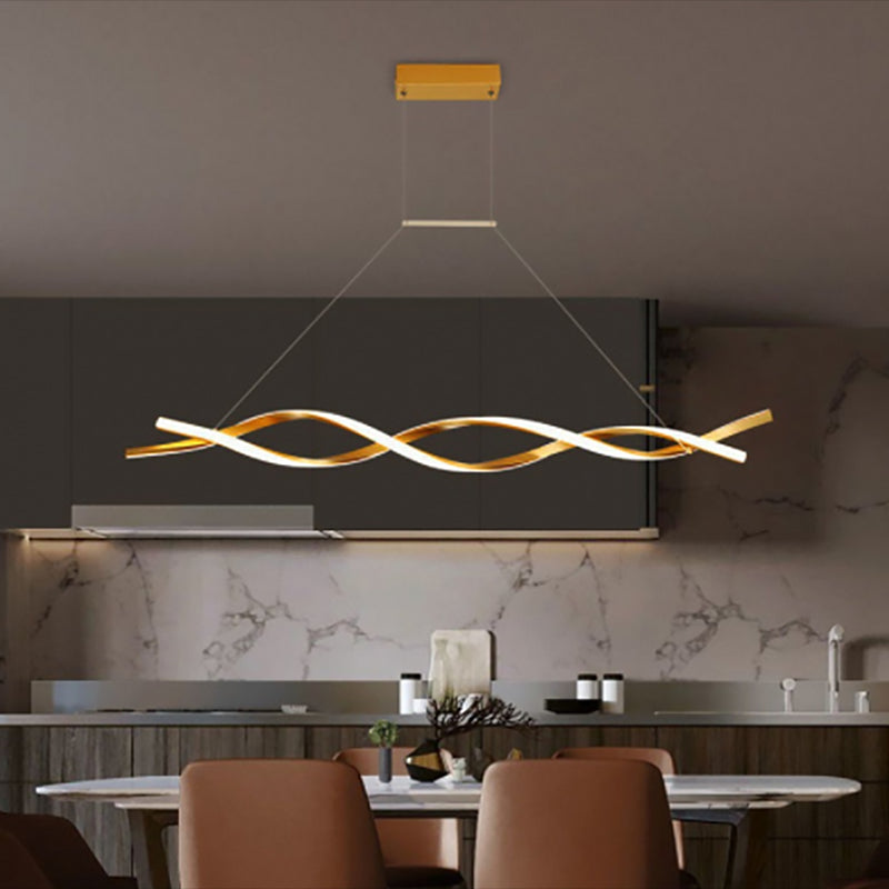 Estilo moderno colgante colgante colgante acrílico lámparas de luz para sala de estar dormitorio