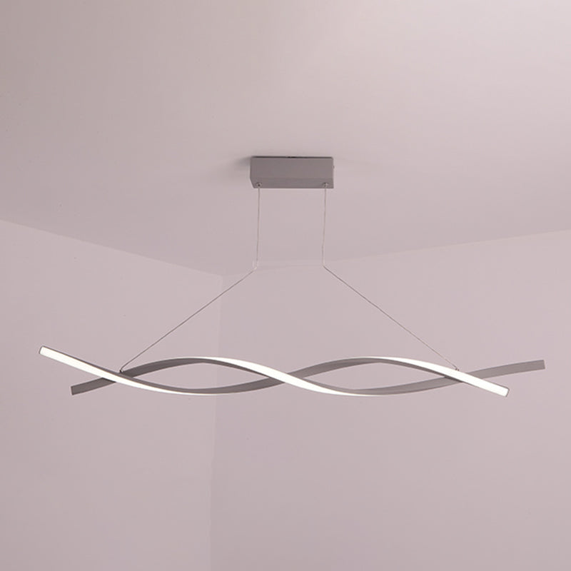 Estilo moderno colgante colgante colgante acrílico lámparas de luz para sala de estar dormitorio
