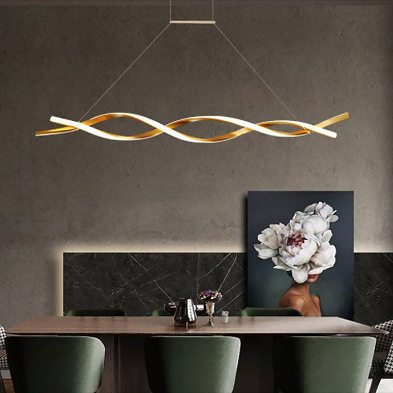 Estilo moderno colgante colgante colgante acrílico lámparas de luz para sala de estar dormitorio