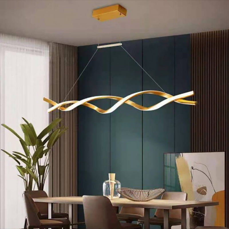 Estilo moderno colgante colgante colgante acrílico lámparas de luz para sala de estar dormitorio