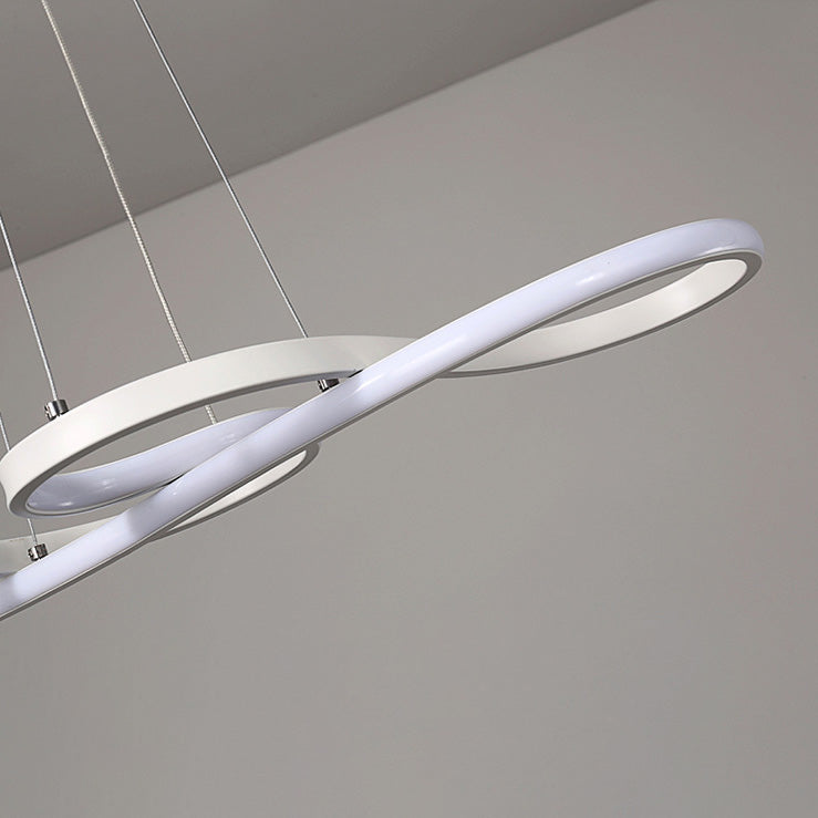 Twist LED kroonluchter acryl -led hanglampverlichting voor eetkamer slaapkamer