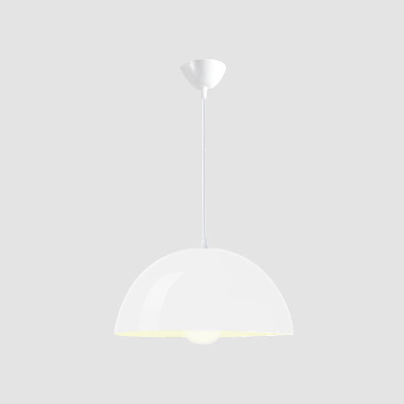 Luz colgante de metal estilo nórdico macron color colgante de colgante semicirclel luz colgante para cocina