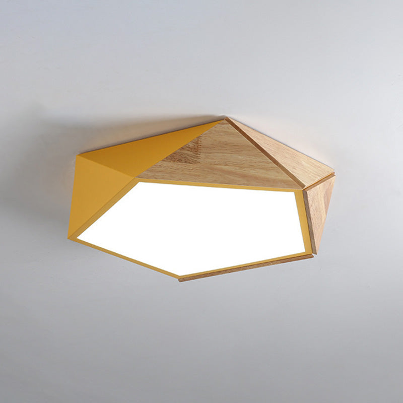 Nordic Style Kleurrijke Macaron Flush Mount Plafond Licht voor Kid's Room