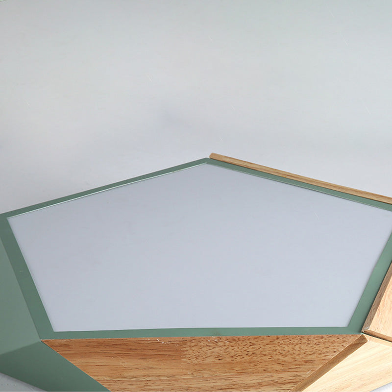 Nordic Style Kleurrijke Macaron Flush Mount Plafond Licht voor Kid's Room