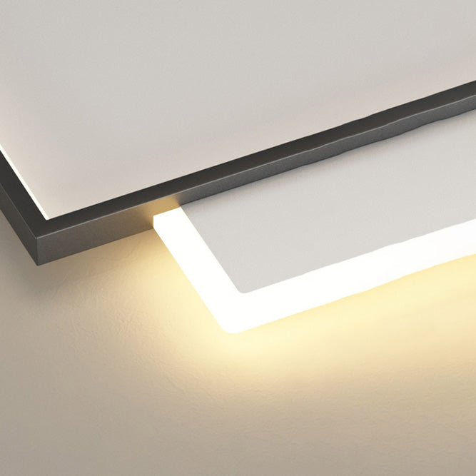 Rectangular Flush Mount Ceiling Light Fixtures for Living Room Study Room
