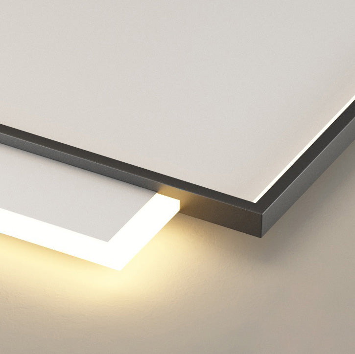Rectangular Flush Mount Ceiling Light Fixtures for Living Room Study Room