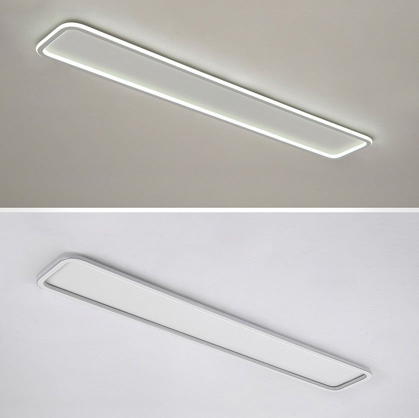 Rechthoekige Flush Mount Plafond Licht met Acryl Shade voor Woonkamer Restaurant