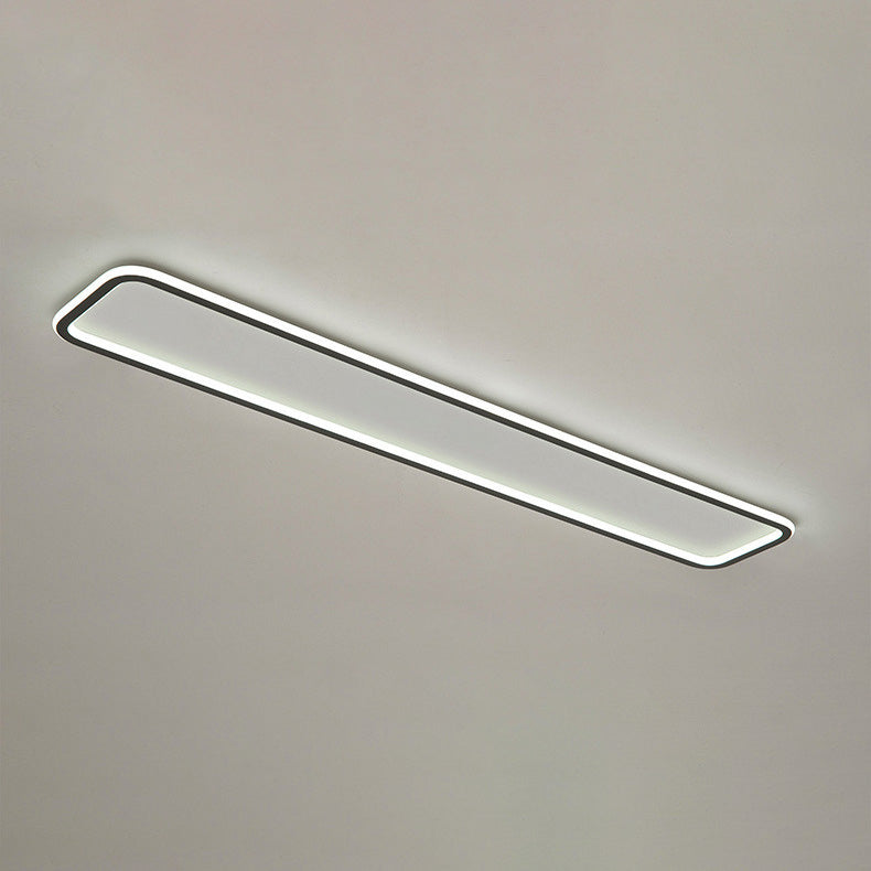 Rechthoekige Flush Mount Plafond Licht met Acryl Shade voor Woonkamer Restaurant