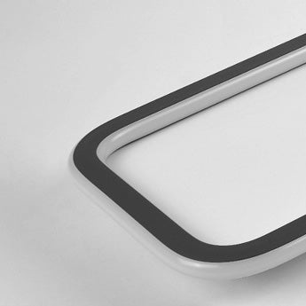 Rechthoekige Flush Mount Plafond Licht met Acryl Shade voor Woonkamer Restaurant