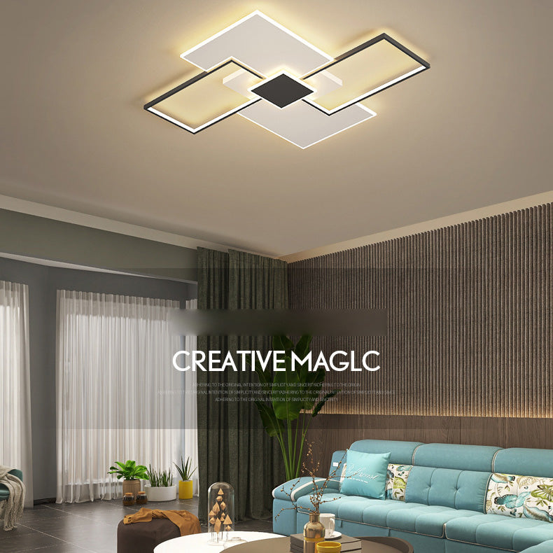 Creatieve geometrische inbouw plafondverlichtingsarmaturen voor woonkamerrestaurant